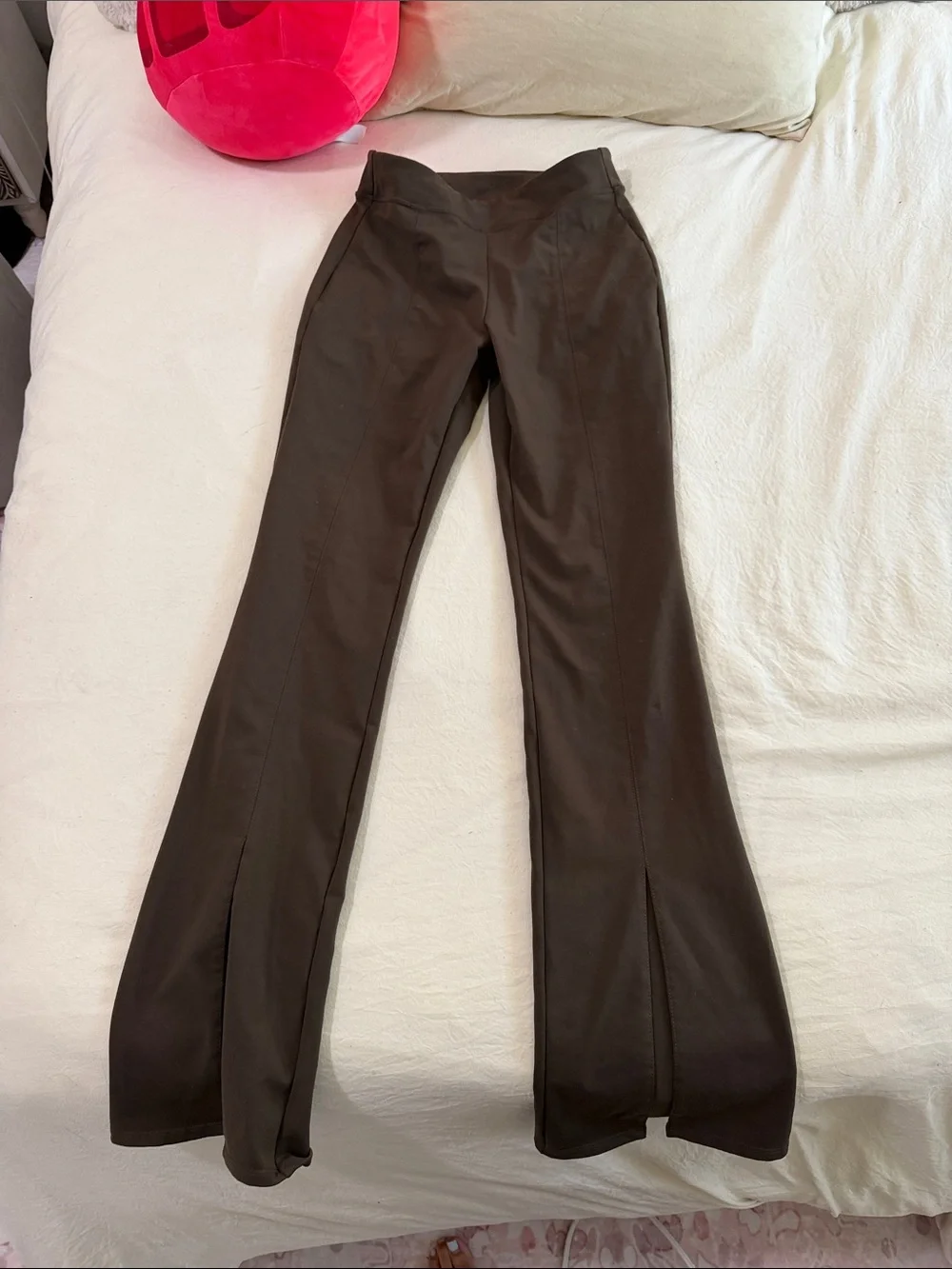 ALO Yoga Dark Brown Boot-Cut Flare Pants